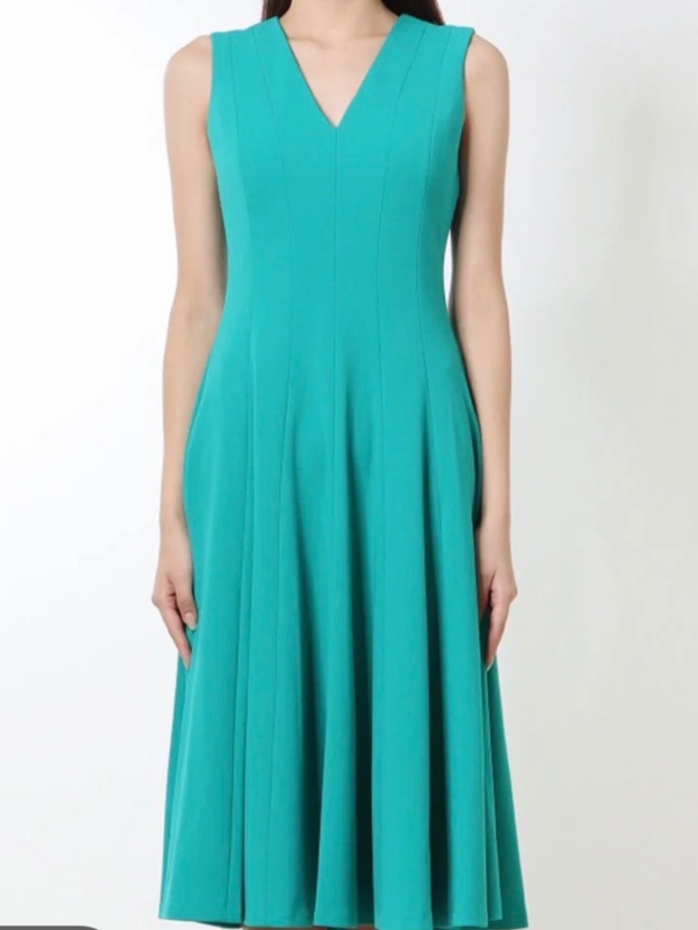 Calvin Klein scuba crepe dress